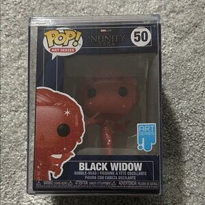 Funko Art Series Black Widow Red Bobble-Head